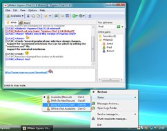 Main window in Windows Vista