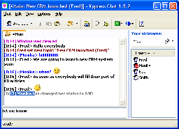 Main window in Windows XP
