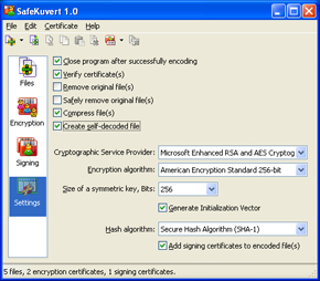 Encryption algorithms and hash algorithms in Windows XP